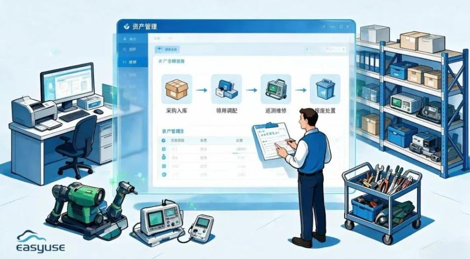 rfid固定资产管理系统,让企业资产管控全面数字化